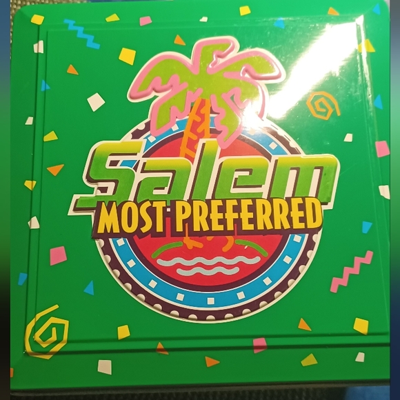 Vintage Salem cigarettes tin playing cards, coasters, cocktail napkins party. - Picture 6 of 14